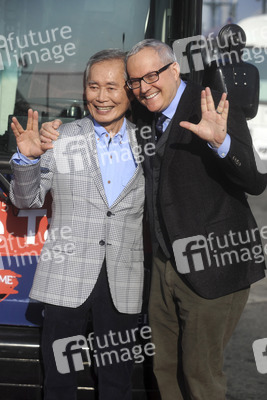 George Takei is inducted into the Ride of Fame in New York