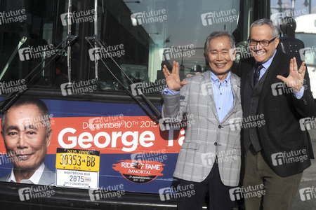 George Takei is inducted into the Ride of Fame in New York