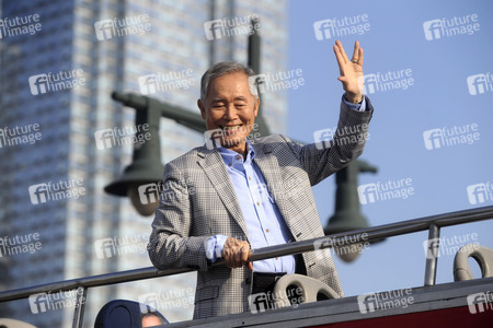 George Takei is inducted into the Ride of Fame in New York