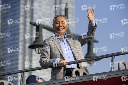 George Takei is inducted into the Ride of Fame in New York
