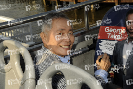 George Takei is inducted into the Ride of Fame in New York