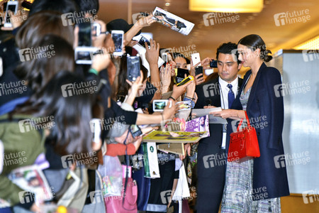 Ankunft von Miranda Kerr in Tokio