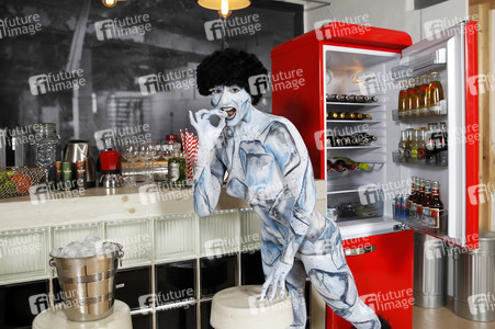 DOOR ART: Kühlschranktür / Icebox Door Bodypainting