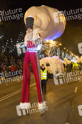Cabalgata de Reyes Parade in Madrid