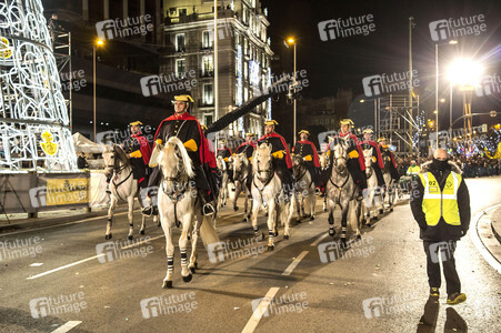 Cabalgata de Reyes Parade in Madrid