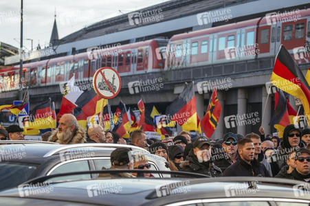 Pegida Demo in Köln
