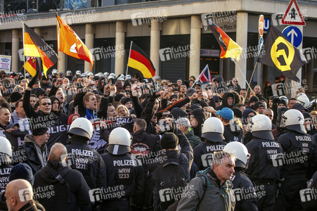 Pegida Demo in Köln