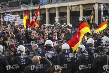 Pegida Demo in Köln