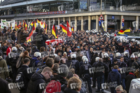 Pegida Demo in Köln