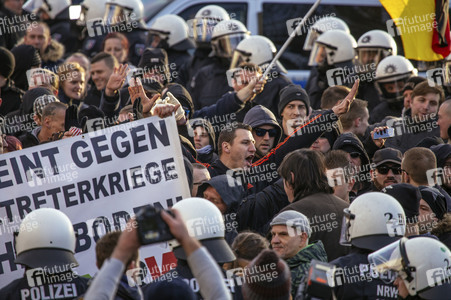 Pegida Demo in Köln