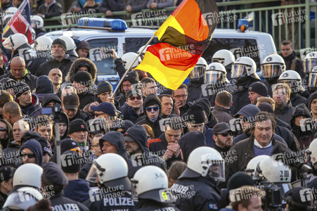 Pegida Demo in Köln