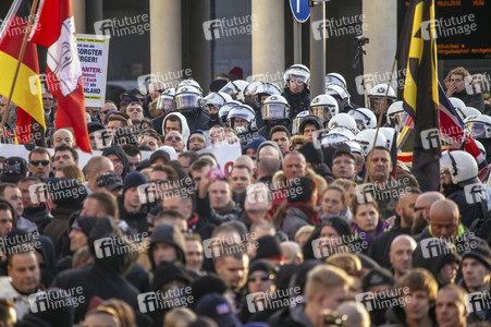 Pegida Demo in Köln