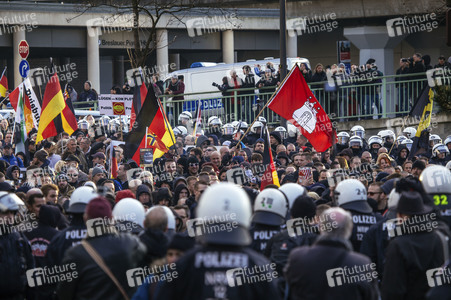 Pegida Demo in Köln