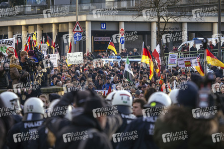Pegida Demo in Köln