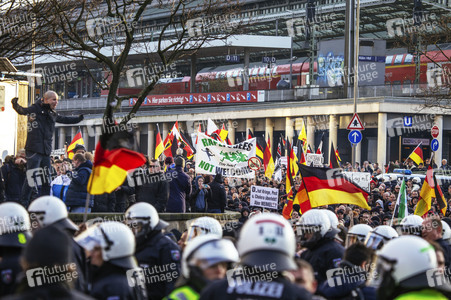 Pegida Demo in Köln