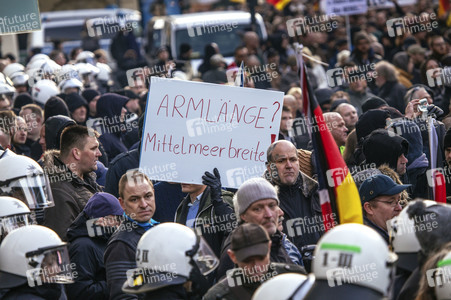 Pegida Demo in Köln