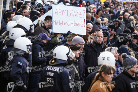 Pegida Demo in Köln
