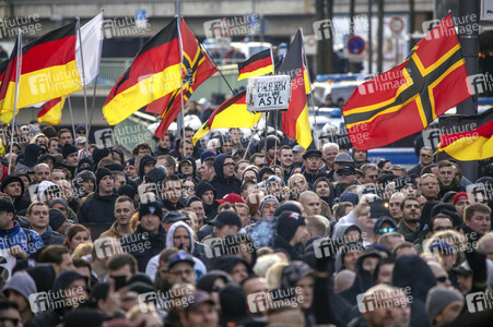 Pegida Demo in Köln