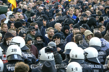 Pegida Demo in Köln