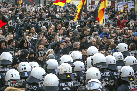 Pegida Demo in Köln