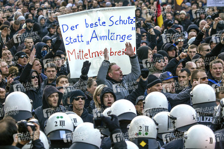 Pegida Demo in Köln