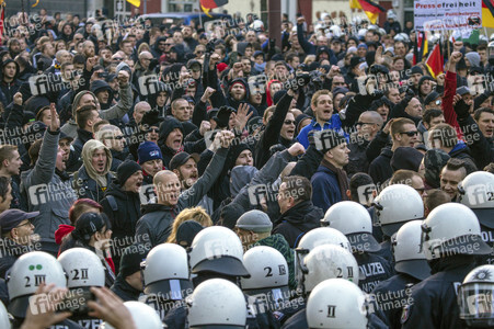 Pegida Demo in Köln