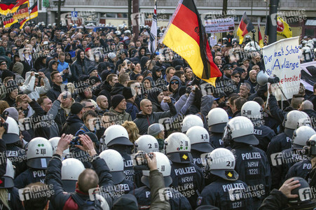Pegida Demo in Köln