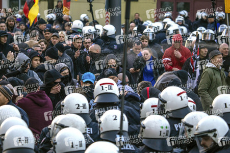 Pegida Demo in Köln