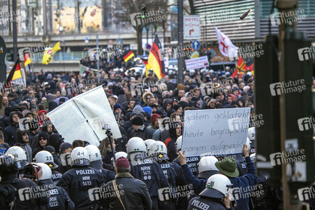 Pegida Demo in Köln
