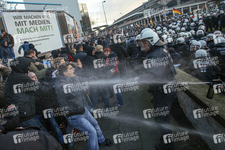 Pegida Demo in Köln