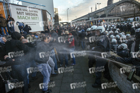 Pegida Demo in Köln