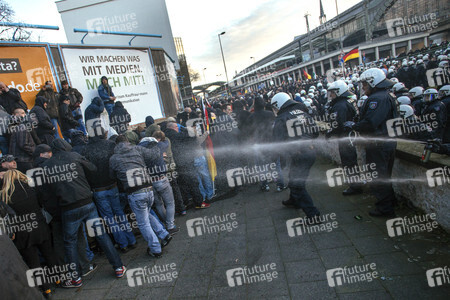 Pegida Demo in Köln