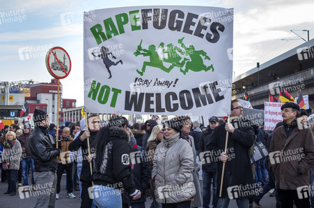 Pegida Demo in Köln