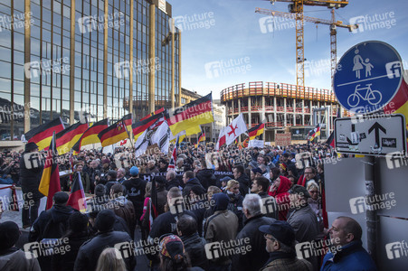 Pegida Demo in Köln