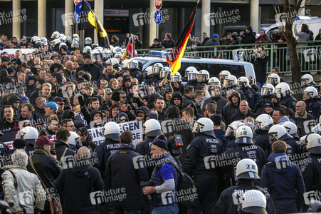 Pegida Demo in Köln