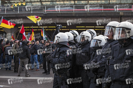 Pegida Demo in Köln