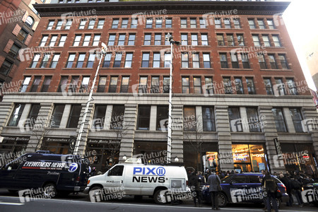 Trauerbekundung vor dem Apartment von David Bowie in New York