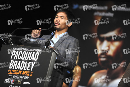 Manny Pacquiao vs Timothy Bradley Pressekonferenz in New York