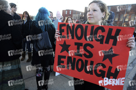 Bernie Sanders sprich in Davenport