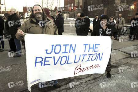 Bernie Sanders sprich in Davenport