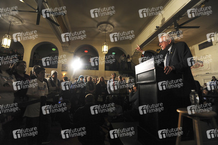 Bernie Sanders sprich in Davenport