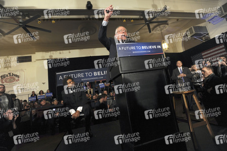 Bernie Sanders sprich in Davenport