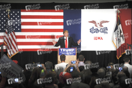 Wahlkampfrede von Donald Trump in Cedar Rapids