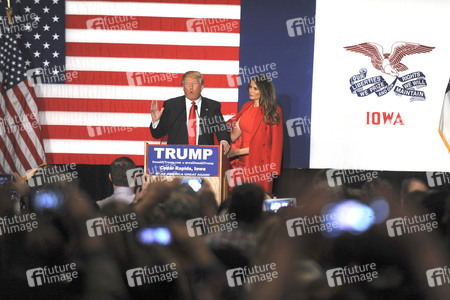 Wahlkampfrede von Donald Trump in Cedar Rapids