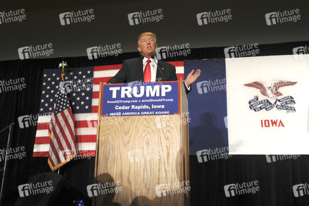 Wahlkampfrede von Donald Trump in Cedar Rapids