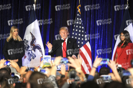 'Donald J. Trump for President Caucus Watch Party' in West Des Moines