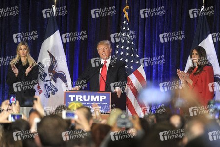 'Donald J. Trump for President Caucus Watch Party' in West Des Moines