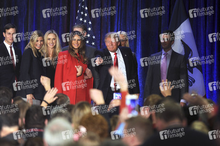 'Donald J. Trump for President Caucus Watch Party' in West Des Moines