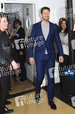 Gerard Butler Promotes Hugo Boss Fragrance In Madrid