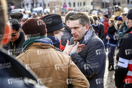 Martin Dulig bei den Gegendemos zu Pegida